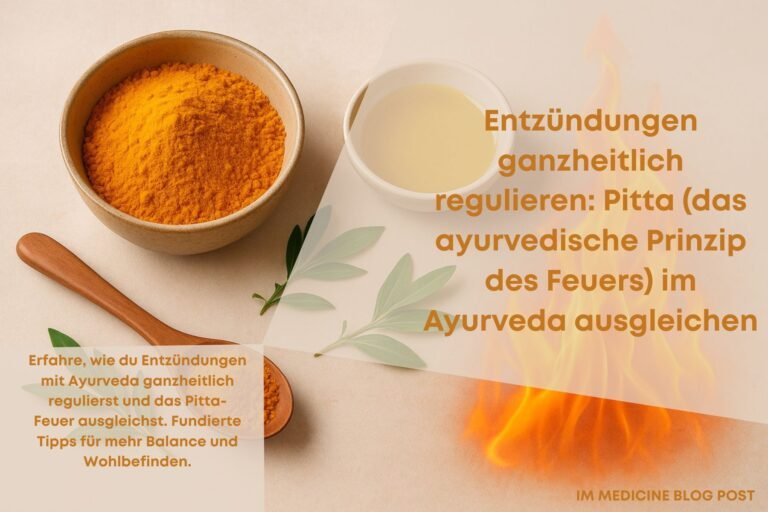Entzündungen ganzheitlich regulieren: Pitta (das ayurvedische Prinzip des Feuers) im Ayurveda ausgleichen